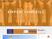 Tablet Screenshot of emploi-conseils.com